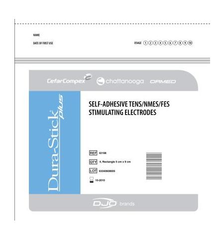 ELECTRODES DURA-STICK Plus SNAP (5 X 9) 10 sachets